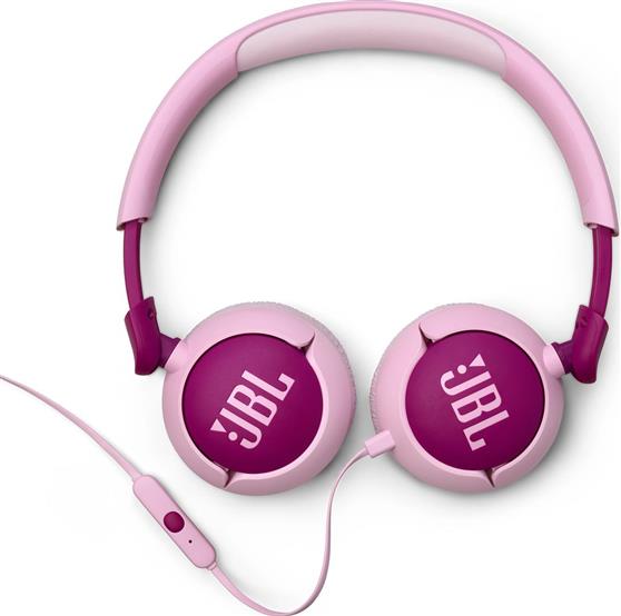 JBL Junior 320 Ενσύρματα Παιδικά On Ear Ακουστικά με Ραδιόφωνο Μωβ JBLJR320PUR