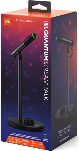 JBL Quantum Stream Talk Πυκνωτικό Μικρόφωνο Επιτραπέζιο JBLSTRMTALKBLK