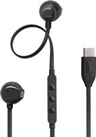 JBL Tune 305C Earbuds Handsfree Ακουστικά με Βύσμα USB-C Μαύρο JBLT305CBLK