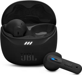 JBL Tune Flex 2 Earbud Bluetooth Handsfree Ακουστικά με Αντοχή στον Ιδρώτα και Θήκη Φόρτισης Μαύρα JBLTFLEX2BLK