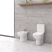 Karag Square Καπάκι Λεκάνης Soft Close Πλαστικό 44x36cm Λευκό S-CY121