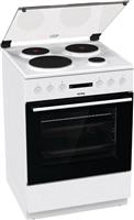 Korting KE6A60WM Κουζίνα 71lt με Εμαγιέ Εστίες Π60cm Λευκή