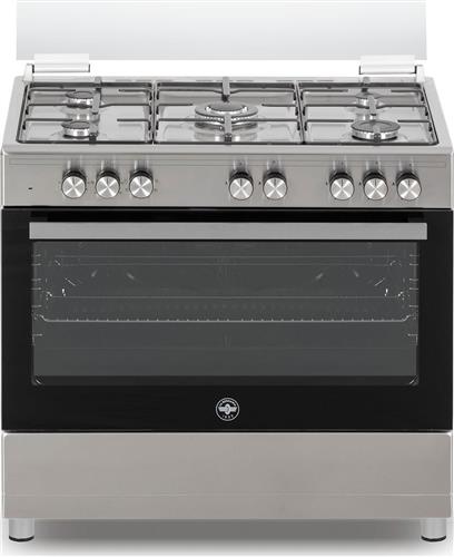 La Germania SE96 5 E X GPL Κουζίνα 98lt με Εστίες Υγραερίου Π80cm Inox