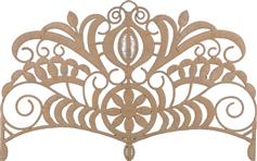 Liberta Crochet Κεφαλάρι Κρεβατιού Φυσικό 160x3x100cm 09-1987