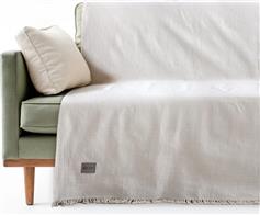 Lino Estate Ριχτάρι Διθέσιου Καναπέ 180x250cm Εκρού 3000004689