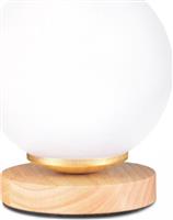 Megapap Luma Επιτραπέζιο Φωτιστικό Μπεζ Φ12x18cm 0283312