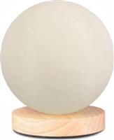 Megapap Lumo Επιτραπέζιο Φωτιστικό Μπεζ Φ12x17cm 0283311