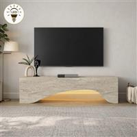 Megapap Mara Έπιπλο Τηλεόρασης από Ξύλο με Φωτισμό LED Μ150xΠ31.4xΥ40cm 0283200