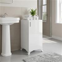 Megapap Rene Ντουλάπι Γραφείου Ξύλινο με Κλειδαριά Λευκό 29x29x68cm 0281322