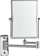 Morris H2177M Hotel Series Μεγεθυντικός Καθρέπτης Μπάνιου από Ανοξείδωτο Ατσάλι 15x20cm Ασημί