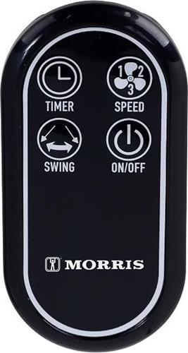 Morris MFS-16247 Ανεμιστήρας Ορθοστάτης 50W Διαμέτρου 40.64cm με Τηλεχειριστήριο