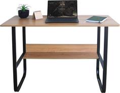 Next Γραφείο Ξύλινο Μαύρο-Φυσικό 80x45x72cm 35573-01