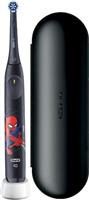 Oral-B iO Kids Series 2 Spiderman Παιδική Ηλεκτρική Οδοντόβουρτσα με Χρονομετρητή και Θήκη Μαύρη για 6+ Χρονών & Δώρο Ανταλλακτικές Κεφαλές Σετ 4τμχ