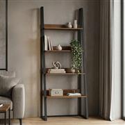Pakketo Alfa Βιβλιοθήκη Καρυδί 75x36x185cm 230-000157