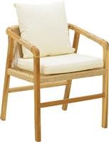 Pakketo Cuerda Πολυθρόνα Relax Φυσικό 55x60x80cm 336-000027