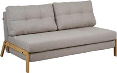 Pakketo Fancy Διθέσιος Καναπές Κρεβάτι Μπεζ 150x92x77cm 024-000056