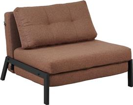 Pakketo Fancy Πολυθρόνα Κρεβάτι Καφέ 95x98x70cm 024-000053