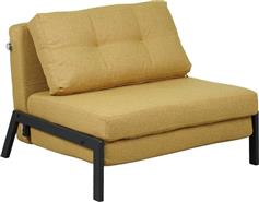 Pakketo Fancy Πολυθρόνα Κρεβάτι Κίτρινη 95x98x70cm 024-000051