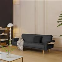 Pakketo Flexo Διθέσιος Καναπές Κρεβάτι Ανθρακί 220x84.5x82cm 225-000089