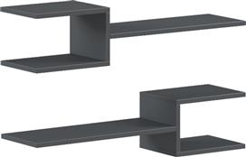 Pakketo Galler Ράφι Τοίχου Ανθρακί 79x19.5x18cm 230-000168
