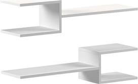 Pakketo Galler Ράφι Τοίχου Λευκό 79x19.5x18cm 230-000167