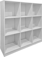 Pakketo Gridea Βιβλιοθήκη Λευκή 119.5x30x121cm 383-000129