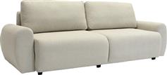 Pakketo Hungie Τριθέσιος Καναπές Κρεβάτι Μπεζ 250x92x89cm 074-000064