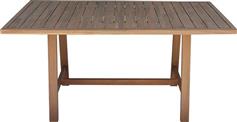 Pakketo Malibu Ξύλινο Τραπέζι Εξωτερικού Χώρου Φυσική Απόχρωση 160x90x75cm 405-000006