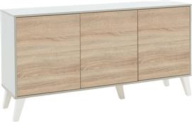 Pakoworld Billie Μπουφές Ξύλινος Γκρι Sonoma 149x40x77cm 248-000005