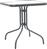Pakoworld Τραπέζι Εξωτερικού Χώρου Μεταλλικό με Γυάλινη Επιφάνεια Watson 70x70x70cm 130-000033
