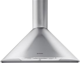 Pyramis Classic Στρογγυλός Απορροφητήρας Καμινάδα 90cm Inox