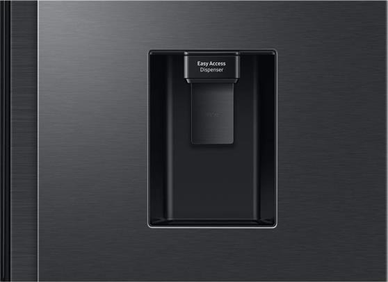 Samsung RS57DG410EB4EF Ψυγείο Ντουλάπα 578lt Total NoFrost Υ178xΠ91.2xΒ65.4cm Μαύρο