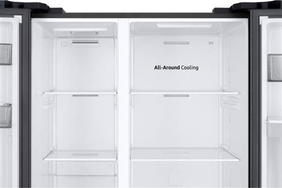 Samsung RS57DG410EB4EF Ψυγείο Ντουλάπα 578lt Total NoFrost Υ178xΠ91.2xΒ65.4cm Μαύρο