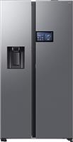 Samsung RS90F64EETEF Ψυγείο Ντουλάπα 621lt Total NoFrost Υ178.4xΠ91.2xΒ72.6cm Ασημί