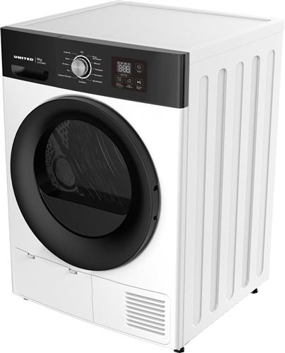 United UTD-9601 Στεγνωτήριο 9kg E με Αντλία Θερμότητας