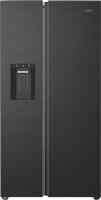 Whirlpool WHG2 6643IB XR4E Ψυγείο Ντουλάπα 643lt Total NoFrost Υ182xΠ91xΒ71.7cm Μαύρο Inox