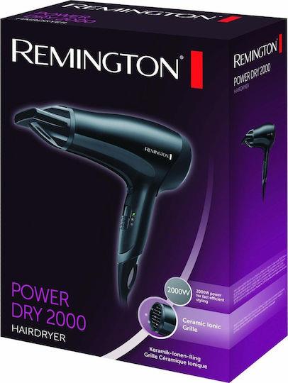 Remington D 3010 Power Dry 2000 Ionic Πιστολάκι Μαλλιών 2000W