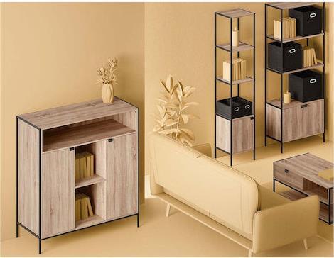 5Five Simply Smart Μπουφές Ξύλινος Μπεζ 114x37x110cm 181371