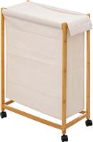 5Five Simply Smart Καλάθι Απλύτων Bamboo με Καπάκι 55x28x80cm Μπεζ 200104