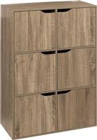 5Five Simply Smart Ντουλάπι Δαπέδου Καφέ 67.5x32x100.5cm 181273