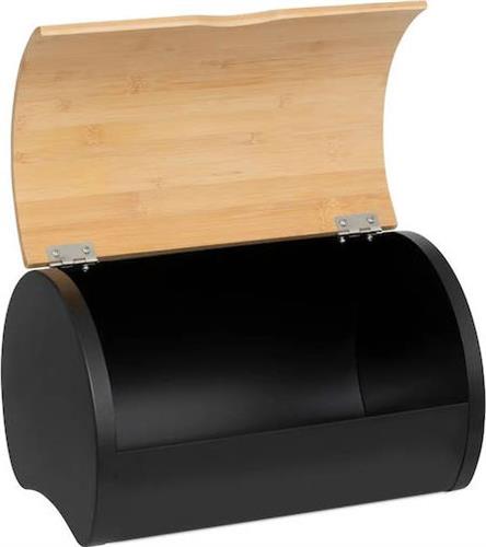 5Five Simply Smart Ψωμιέρα με Καπάκι Μεταλλική Μπεζ 32cm 203099