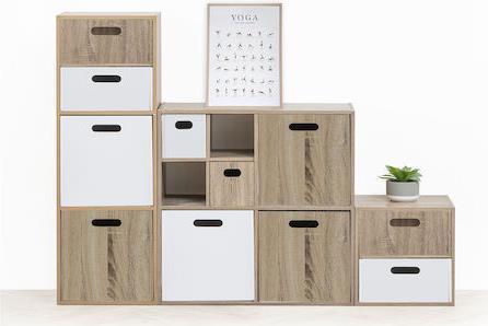 5Five Simply Smart Ραφιέρα Καφέ 67.6x32x67.6cm 138908