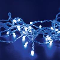 Aca 100 Χριστουγεννιάτικα Λαμπάκια LED Μπλε 3m σε Σειρά με Διαφανές Καλώδιο X08100621