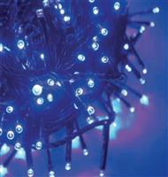 Aca 100 Χριστουγεννιάτικα Λαμπάκια LED Μπλε 5m σε Σειρά με Πράσινο Καλώδιο X08100611