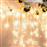 Aca 144 Χριστουγεννιάτικα Λαμπάκια LED Θερμό Λευκό 3m x 60cm τύπου Βροχή X08144121
