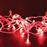 Aca 180 Χριστουγεννιάτικα Λαμπάκια LED Κόκκινα 3m σε Σειρά με Προγράμματα X08180422
