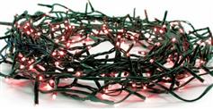 Aca 300 Χριστουγεννιάτικα Λαμπάκια LED Κόκκινα 15m σε Σειρά με Πράσινο Καλώδιο και Προγράμματα X08300412