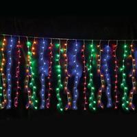 Aca 360 Χριστουγεννιάτικα Λαμπάκια LED Λευκά 2m τύπου Βροχή με Διαφανές Καλώδιο X08360322