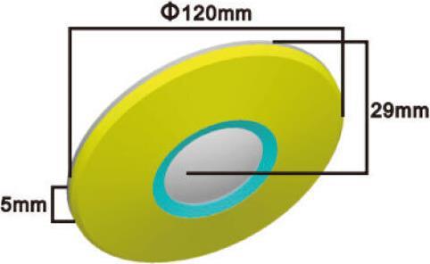 Aca Αισθητήρας Κίνησης σε Λευκό Χρώμα ELPIRC6MDISC