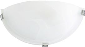 Aca Albarte Κλασικό Φωτιστικό Τοίχου με Ντουί E27 σε Λευκό Χρώμα Πλάτους 30cm XD01302W